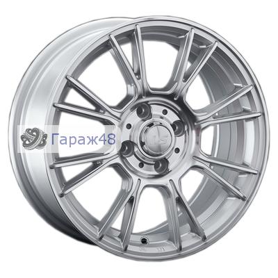 LS 818 R15 / 6.5J PCD 4x100 ET 40 ЦО 73.1 Литые Серебристый полированный